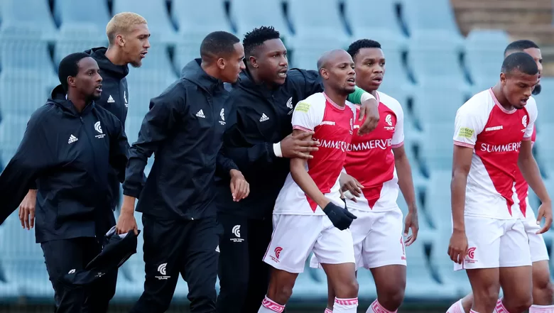 Cape Town Spurs celebrating