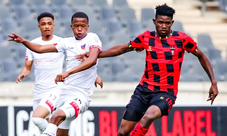 TS Galaxy beat Chippa United in a DStv Premiership game.