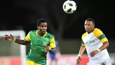 Danny Phiri during a DStv Premiership against Mamelodi Sundowns.