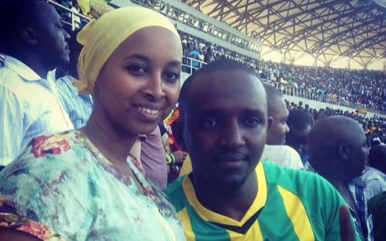 Eng. Hersi with his wife a couple of years ago