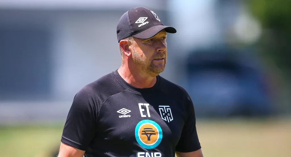 Cape Town City head coach Eric Tinkler