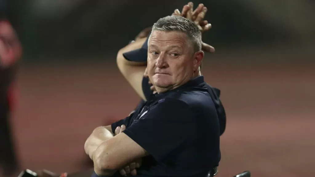 SuperSport United head coach Gavin Hunt.