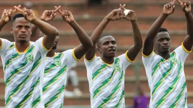 Golden Arrows players before the match
