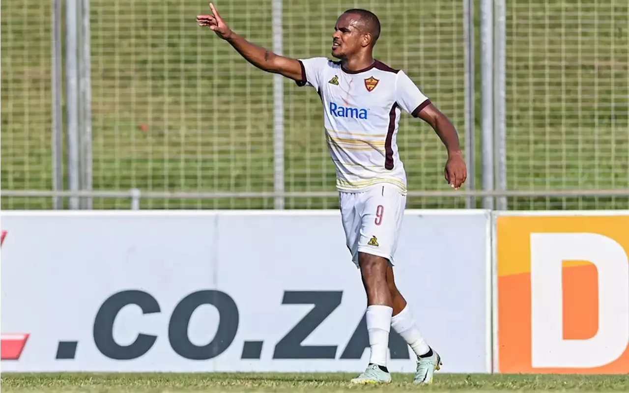 Stellenbosch FC striker Iqraam Rayners in action in the DStv Premiership