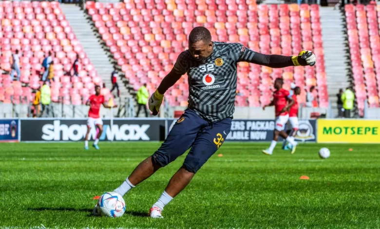 Itumeleng Khune of Kaizer Chiefs during a session