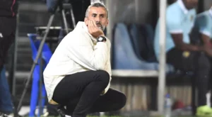 Jose Riveiro on the touchline