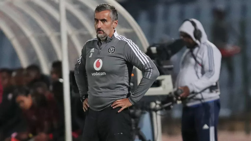 Orlando Pirates coach Jose Riveiro