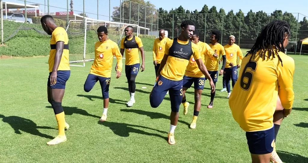 Kaizer Chiefs in their training grounds at Naturena