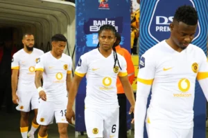 Kaizer Chiefs players walking out of the tunnel