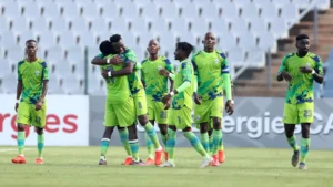 Marumo Gallants players celebrating a goal