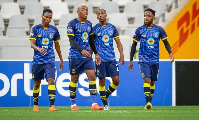 Cape Town City FC players including a Kaizer Chiefs target
