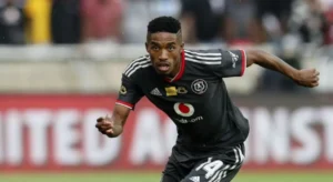 Monnapule Saleng in Orlando Pirates colours