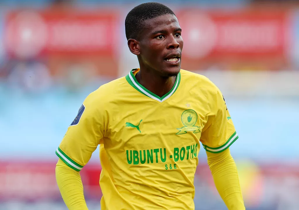 Mamelodi Sundowns midfielder Neo Maema during a DStv Premiership match. Picture by Mamelodi Sundowns.