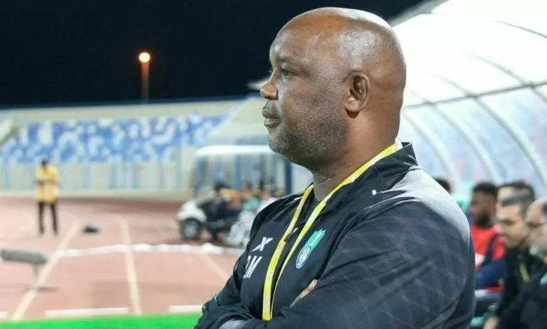 Pitso Mosimane looking on before a game