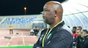 Pitso Mosimane looking on before a game