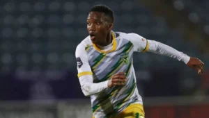 Pule Mmodi in a match against Maritzburg United