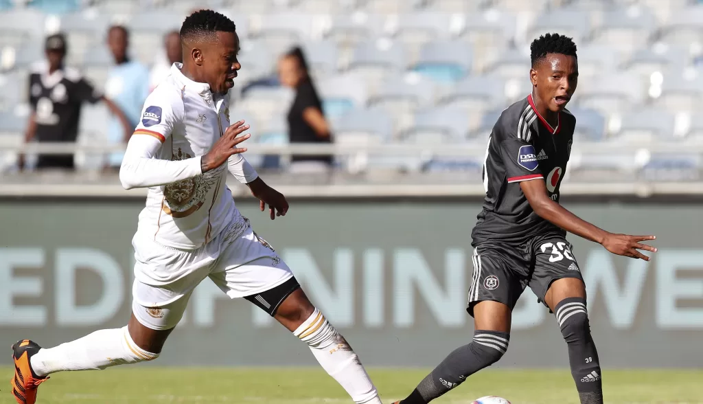 Relebohile Ratomo in action for Orlando pirates