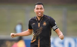 Ricardo Nascimento in action for Royal AM