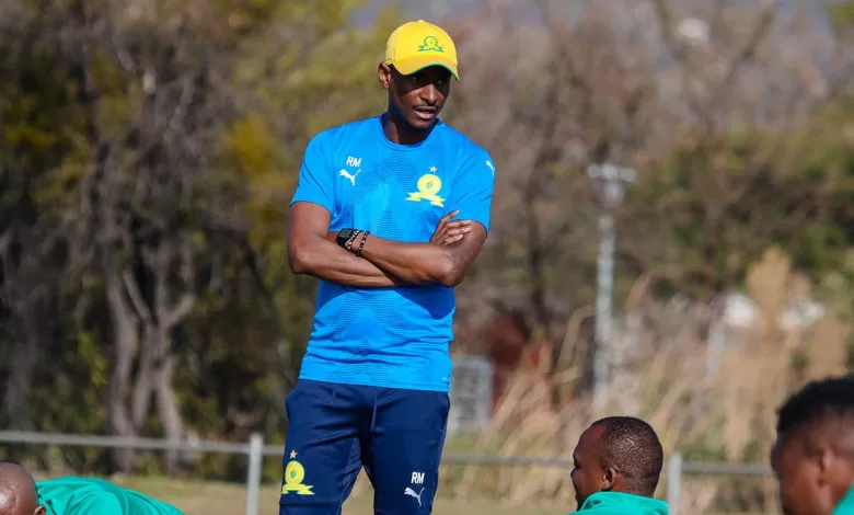 Rulani Mokwena during training