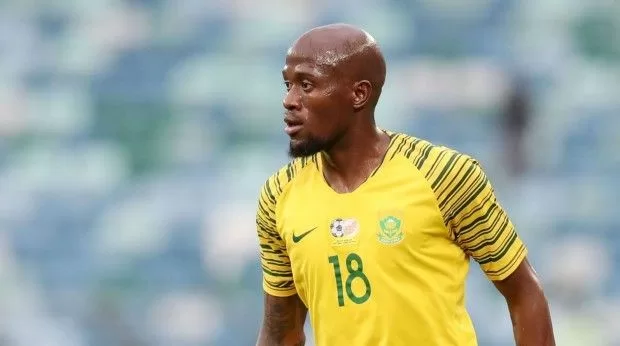 Sifiso Hlanti in action from Bafana Bafana