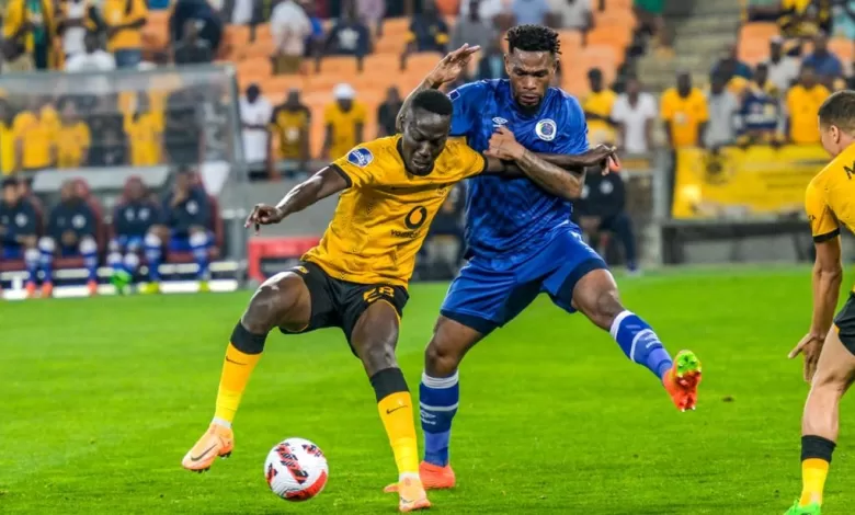 SuperSport United in action against Kaizer Chiefs in the league