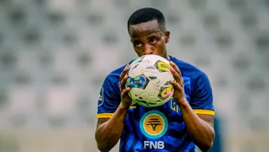 Thabo Nodada in Cape Town City colours