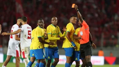 Wydad vs Sundowns during a CAF Champions league semi-final first leg