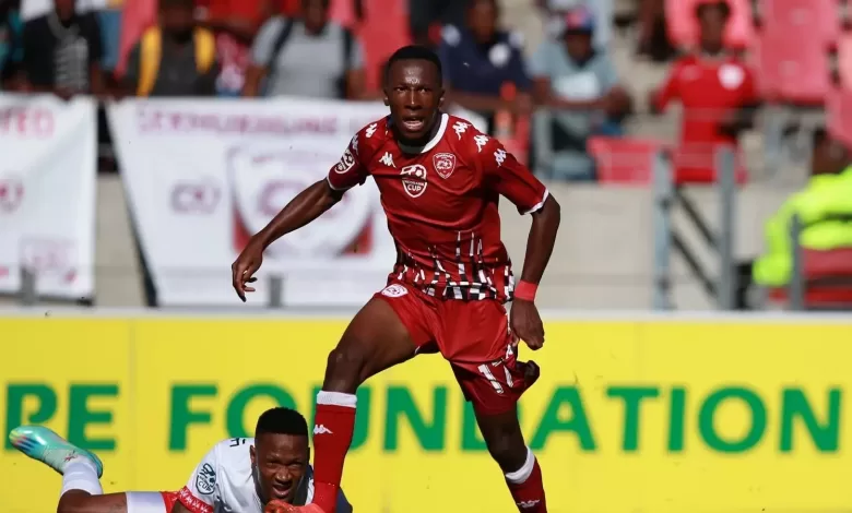Elias Mokwana in action against Chippa United