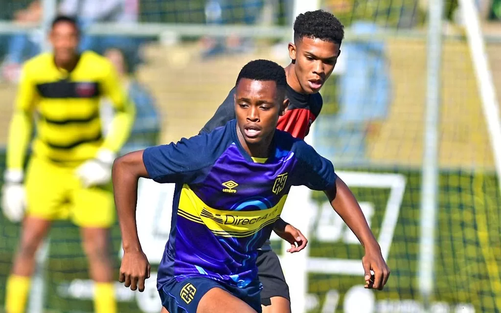 Luyolo Slatsha in action for Cape Town City