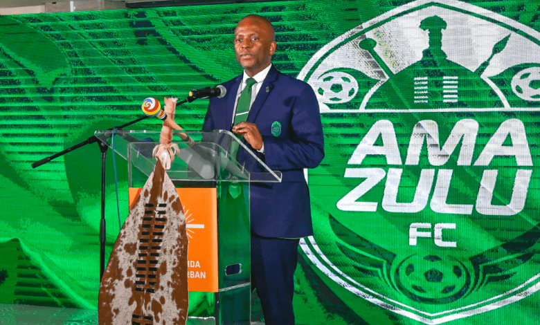 AmaZulu President Sandile Zungu in the club's event