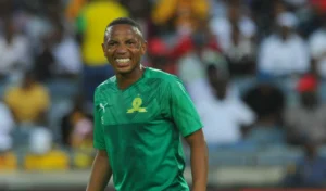 Andile Jali in action for Mamelodi Sundowns