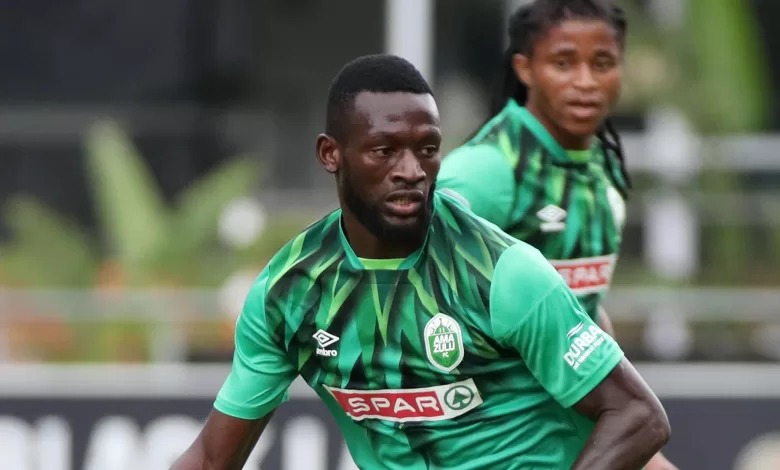 Augustine Mulenga in AmaZulu colours. A Chippa United player has given an update on Mulenga