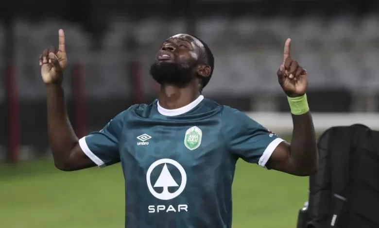 Augustine Mulenga in AmaZulu colours.