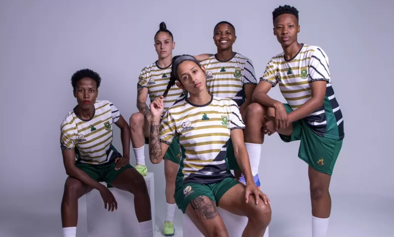 Banyana Banyana players.