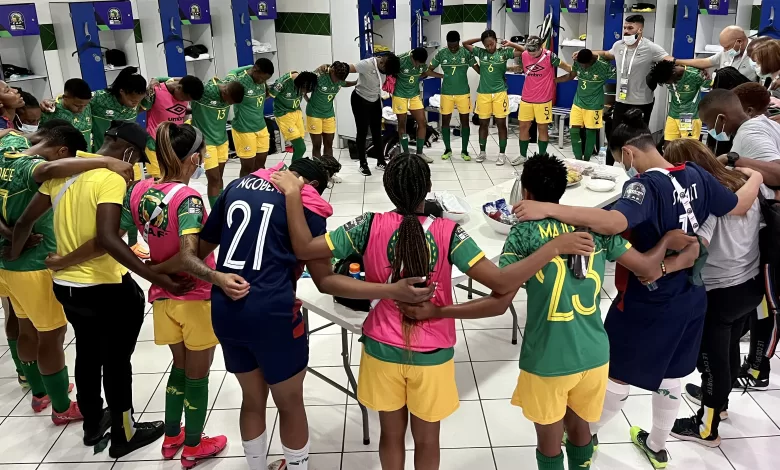 Banyana Banyana players.