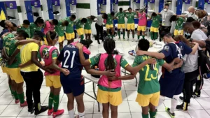 Banyana Banyana players.