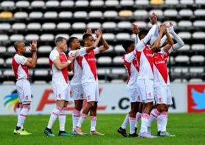 Cape Town Spurs players getting ready for a match