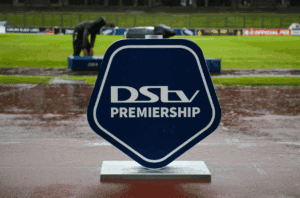 DStv Premiership log shown before a game