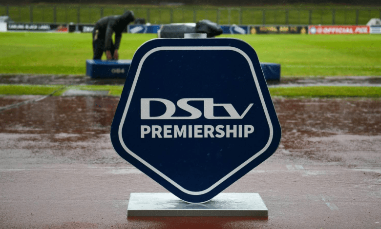 DStv Premiership log shown before a game