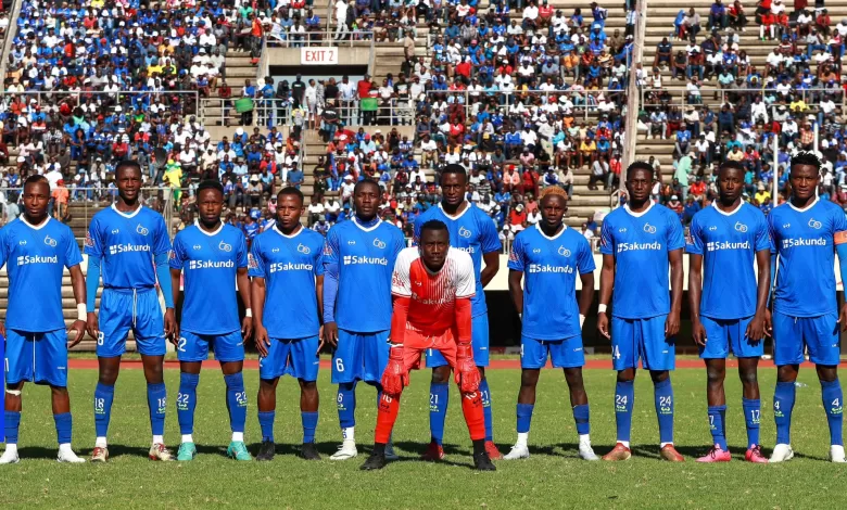 Dynamos FC posing for a picture before a game