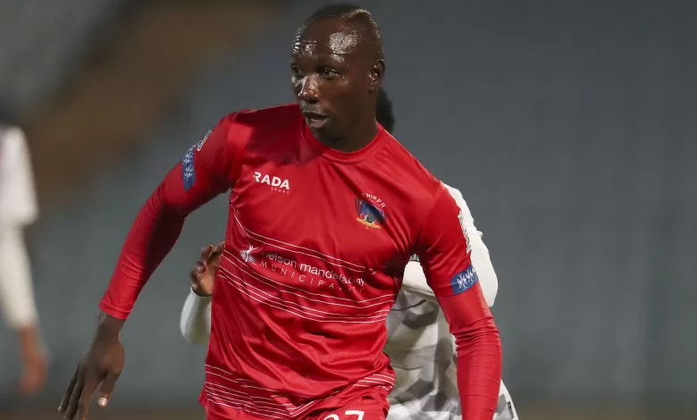Etiosa Ighodaro during his loan stint at Chippa United during the 2022/23 DStv Premiership