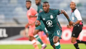 George Maluleka in a match against SuperSport United