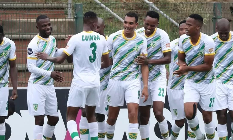 Golden Arrows players celebrating a goal