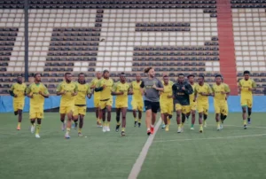 Helmi taking Yanga players through their paces