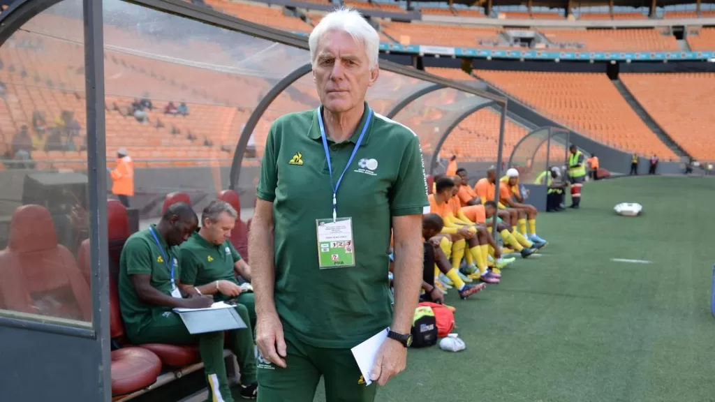 Bafana Bafana coach Hugo Broos