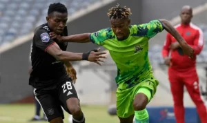 Lebogang Mabotja against Orlando Pirates