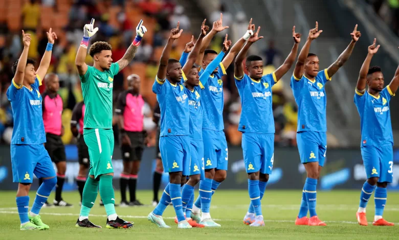 Mamelodi Sundowns during the DStv Premiership encounter