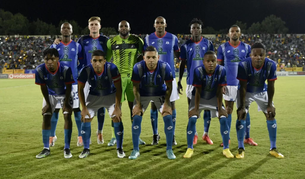 Maritzburg United players pose for a team photo