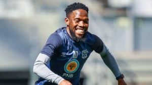 Mduduzi Mdantsane in Cape Town City's colours.