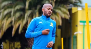 Mosa Lebusa during training at Chloorkop